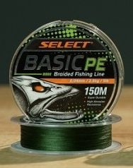 Шнур Select Basic PE 150m (темн-зел.) 0.06mm 6LB/3kg